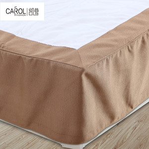 Alta calidad hotel Lino Plisada Básica Plisada falda de la cama - Product Image 6