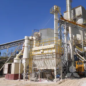 Industriale rullo a pelo 4 lime di pietra in polvere ultrafine mulino di macinazione macchina