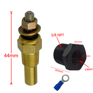 K-Swap Température Du Liquide De Refroidissement Du L'expéditeur Capteur Adaptateur K20 <span class=keywords><strong>K24</strong></span> Pour Honda Civic Integra + Raccords Adaptateur 3/8-1/8NPT WLR-TSU01 + TSU02 - Product Image 3
