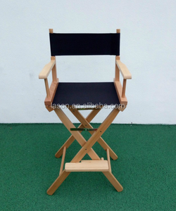 Tall Folding <strong>Director</strong> Artist Makeup <strong>Chair</strong>,300lbs Capacity with Replacement <strong>Cover</strong>, Portable Storage Side Bags,Solid Hardwood - Product Image 3