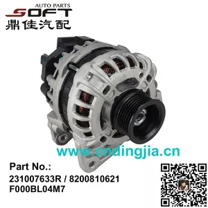 Alternatör/90A 12 V/231007633R/8200810621/F000BL04M7 Renault Için Largus/Logan/K7M/K7J /K4M