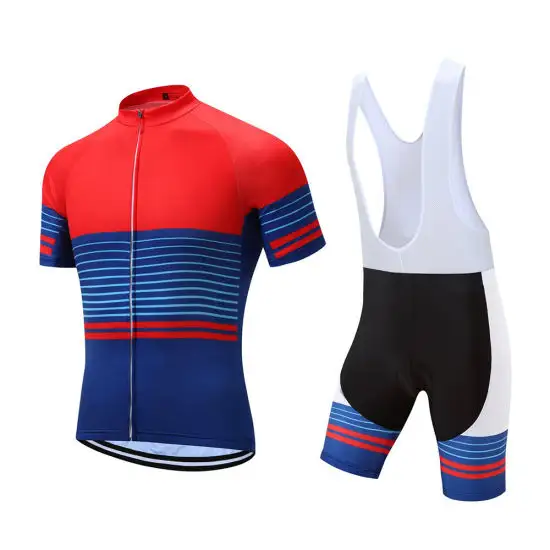 Ensemble d'uniformes de cyclisme 2021 Polyester, vente en gros, 100% Polyester de haute qualité