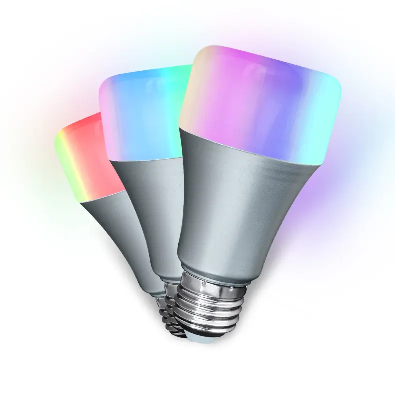 WIFI control simple intelligent operation smart bulb light 12 watt PWM dimming AC100-240V rechargeable led bulb