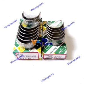 3TNE74 <span class=keywords><strong>Yanmar</strong></span> इंजन क्रैंकशाफ्ट के लिए मुख्य असर संकर्षण असर सेट KOBELCO Z68 Z69 Z70 मिनी खुदाई इंजन भागों - Product Image 1