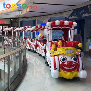 <span class=keywords><strong>Train</strong></span> de parc d'attractions Topso, capacité 15 personnes, vitesse 7 km/h, utilisation intérieure/extérieure, fabriqué en Chine pour centres commerciaux et écoles, usage commercial - Product Image 3
