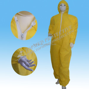 Desechable no tejido traje sobretodo microporosa Coverall SMS - Product Image 2
