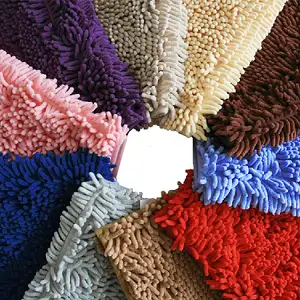 Karpet Mandi Kamar Mandi, Baru Penyerap Dapat Dicuci Anti Slip Lembut Serat Mikro Chenille Lantai Keset Mandi