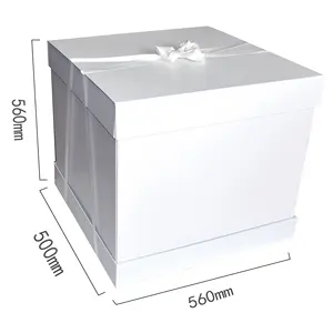 Hohe Qualität Design Big Box Papier Paket/Hochzeit Kleider Verpackung Box