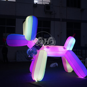 Tùy chỉnh Trung Quốc Zodiac động vật <span class=keywords><strong>Inflatable</strong></span> ủng hộ chó/Lợn/Rồng/Thỏ tùy chỉnh hài hước phim hoạt hình thương mại - Product Image 6