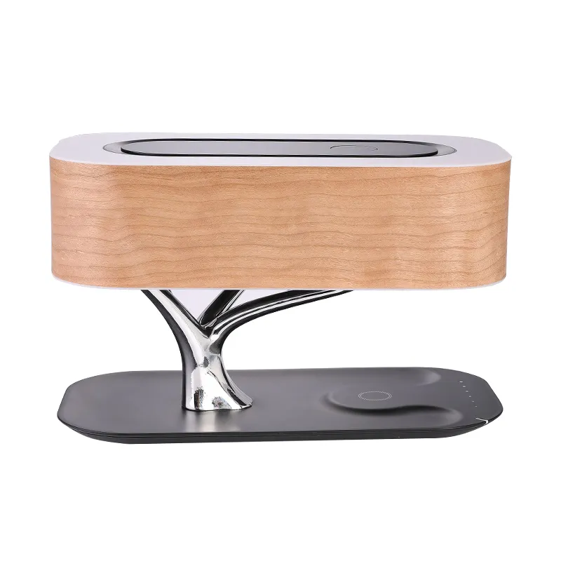 NEW Style Table Lamp With Stepless Dimming And BT Speaker Wireless Charger LED Desk Lamp
