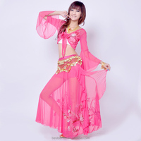 Costume de danse du ventre arabe femmes danse chemisier jupe costume Performance porter