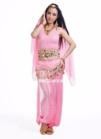 Costume de danse du ventre pour femmes, 2 pièces, soutien-gorge Tribal, pantalon, vêtement OEM pour dames