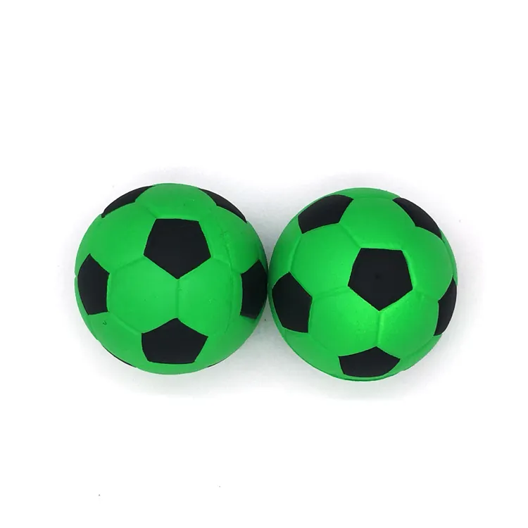 Hot Sale Sponge Rubber High Bounce Solid Custom Rubber Bounce Ball Soft rubber football toy Ball for kids