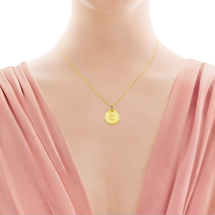 Sterling argent collier initial avec le mois de naissance charme, minuscule dainty personnalisé lettre petit pendentif