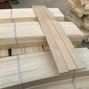 Listones de madera de álamo para cama