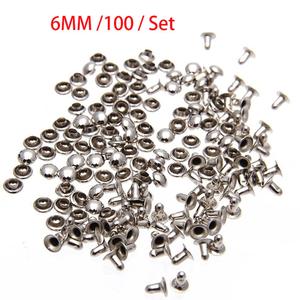 Punk Spikes Goujons Rond Plat Champignon Rivets Décoratifs DIY Set pour Vêtements Vêtements Sac Chaussures <span class=keywords><strong>Rivet</strong></span> En Cuir - Product Image 3