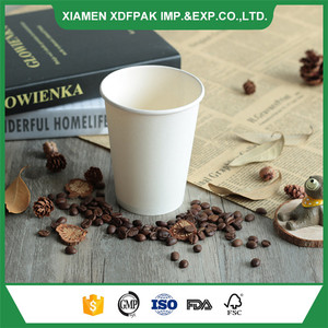 Tazas de <span class=keywords><strong>café</strong></span> de una sola pared de <span class=keywords><strong>un</strong></span> solo uso con tapas - Product Image 1