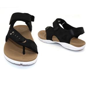Sandalias antideslizantes con soporte <span class=keywords><strong>de</strong></span> arco para <span class=keywords><strong>hombre</strong></span>, zapatos informales <span class=keywords><strong>de</strong></span> cuero para senderismo al aire libre - Product Image 4