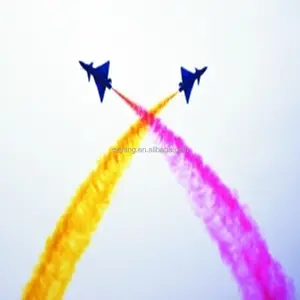 Tintura colorida de pó de fumo para avião de ar em cores diferentes