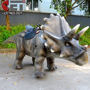 Dinosaure animatronique grandeur nature personnalisé pour <span class=keywords><strong>parc</strong></span> national, à chevaucher, avec fonction de marche - Product Image 6