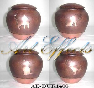 หินอ่อนทองแดงทำจากทองเหลืองเนื้อแข็งสร้างอนุสรณ์ปรับแต่งได้เป็นมิตรต่อสิ่งแวดล้อมสำหรับสัตว์เลี้ยงแมวและสัตว์เลี้ยงที่น่ารัก - Product Image 2