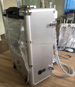 치과 치료 단위 공기 체계, 급수 시스템 흡입 및 배수장치 기능을 가진 휴대용 치과 단위 치과 의자 - Product Image 4