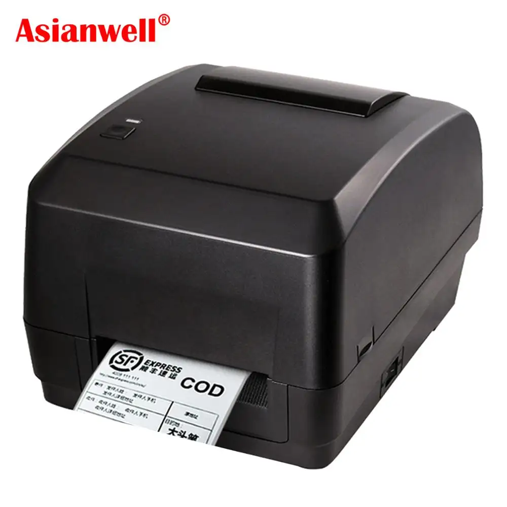Cepat Kecepatan 110 Mm Barcode Label Printer Penerimaan 4 Inci Pita Thermal Transfer Stiker Perekat Printer
