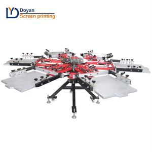 צבעים 6 צבע 6 תחנת הדפסת מסך מכונת - Product Image 2