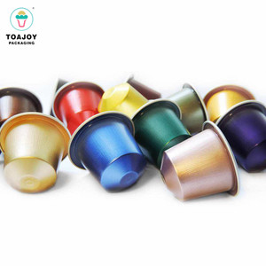 Kapaklı tek kullanımlık Metal Nespresso kahve kapsülü - Product Image 1
