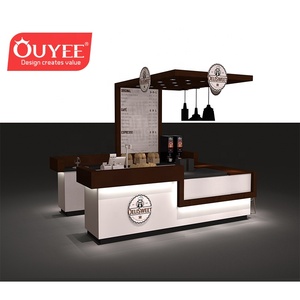 Quiosco de Café de Alta Calidad, Diseño de Cafetería, Quiosco de Helados, Diseños de Quioscos de Cafetería, Mostrador de Comida Rápida - Product Image 5