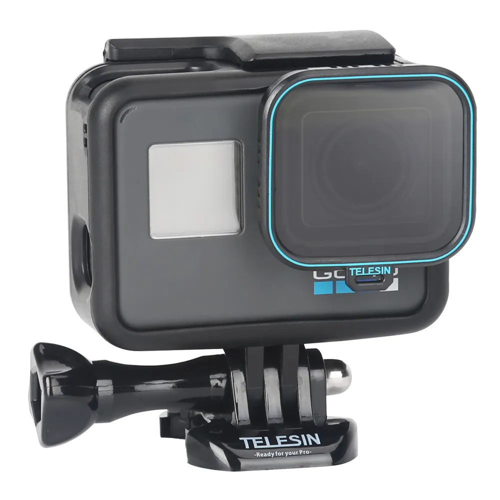 TELESIN Go Pro CPL 카메라 렌즈 편광 필터 Hero7 블랙 Hero6 Hero5 블랙, 렌즈 원형 편광판 모자