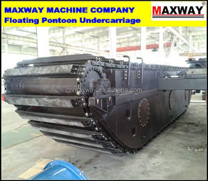 320D 浮式挖掘机，带侧面浮桥和液压 Spud，带液压 Spud 的附加浮桥。CE，EPA，SGS，ISO - Product Image 6