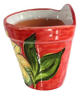 Pots muraux en terre cuite Céramique Mur <span class=keywords><strong>Pot</strong></span> de <span class=keywords><strong>Fleur</strong></span>-Tournesol Espagnol - Product Image 3