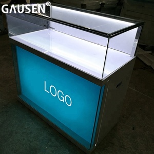 furniture glass display cellphone shop counter design for mobile phone display cabinets showcase