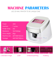 Équipement de beauté hp Imprimante numérique 3D pour l'art des ongles Machine V7 pour la beauté