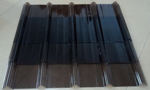 <span class=keywords><strong>PC</strong></span> sóng rõ ràng tấm lợp/gạch máy đùn Roma và Greca tấm Bayer vật liệu - Product Image 5