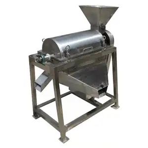 Máquina de pulpa de fruta de la Pasión, equipo de procesamiento de zumo de fruta de acero inoxidable de alta capacidad, OEM