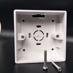 Scatola di Montaggio a Parete Universale Bianca 86 per Interruttori e Prese, Scatola per Montaggio Lampade e Luci per Scale - Product Image 1