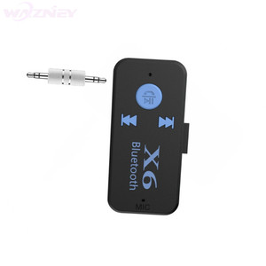 X6 BT5.0 EDR <strong>Bluetooth</strong> 5.0 <strong>Aux</strong> Audio Receiver Adapter 3.5mm Handsfree Car Kit TF Card Play A2DP Mp3 Music Receiver - Product Image 2