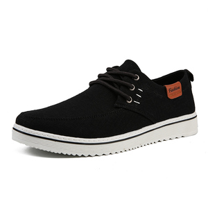 Baskets en toile OEM/ODM pour hommes, chaussures décontractées style britannique, vente d'usine, vente en gros, 2020 - Product Image 1