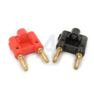 JIALUN Dual Banana plug 4mm double speaker wire banana plug connection