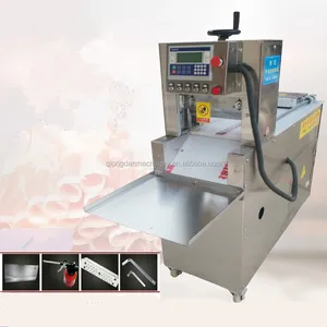 Tự Động Đông Lạnh Thịt Slicer Máy Thịt Cừu Thịt Lợn CuộN Slicing Cho Lẩu Sử Dụng Thịt Cutter Giá Máy Để Bán