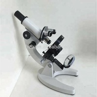 Mikroskop Biologi Digital Monokuler L101 untuk Siswa dengan Lensa Mata 5X-15X dan Lensa Objektif 5X-45X, Diameter Panggung 120mm