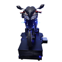 . Gagner de l'argent vente à chaud simulateur de conduite de moto vr super machine de jeu de course de vélo pour parc à thème et centre de jeux
