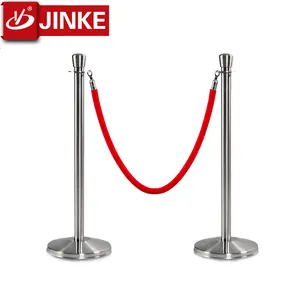 Geleneksel Sıra Standı Ipi Stanchions Kalabalık Kontrol Bariyeri Satılık