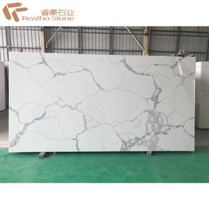 Fábrica de losa de piedra de cuarzo Blanca Nieves/piedra de cuarzo de piedra de silicona/piedra de cuarzo artificial - Product Image 1