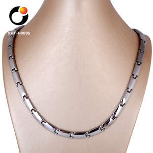 韓国男性チタン磁気99.999% 純粋なゲルマンネックレス - Product Image 4
