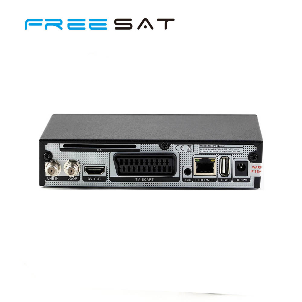 Freesat V8 Súper DVB-S2 IPTV set top box Full HD digital tv receptor de satélite biss clave powervu apoyo