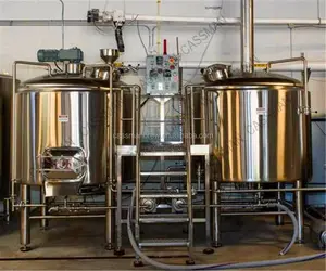 100l 200l 500l 1000l micro brewhouse, turnkey bir sistem pembuatan bir