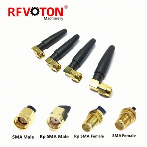 900-1800 MHz WiFi terminal GSM Antena de goma 3dBi externa rechoncho goma con SMA male R/A - Product Image 3